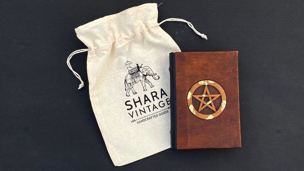 Blank Book Of Shadows, Grimoire Journal, Witch Journal ideas Wicca Wiccan #witchcraft #wicca #witch