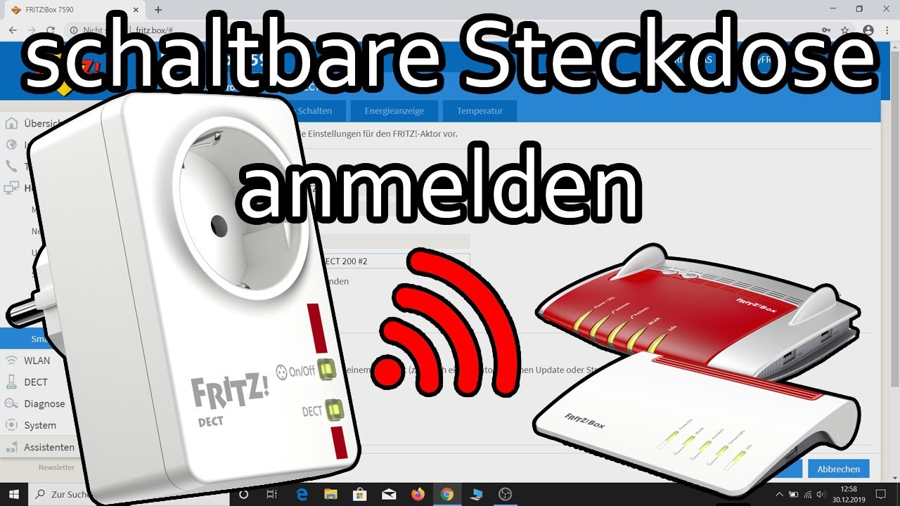 Fritz DECT 200 Steckdose einrichten und kurze Optionsübersicht