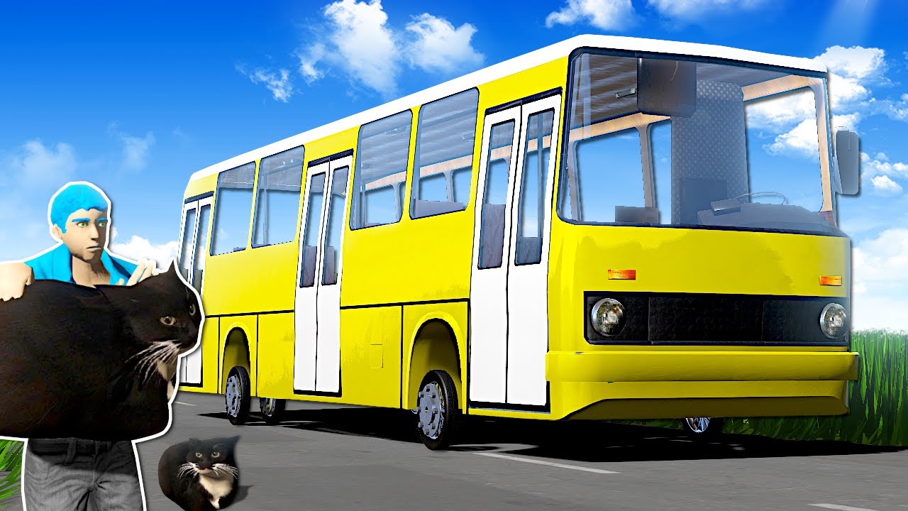I Built a STRANGE BUS for my CATS! - The Long Drive Gameplay