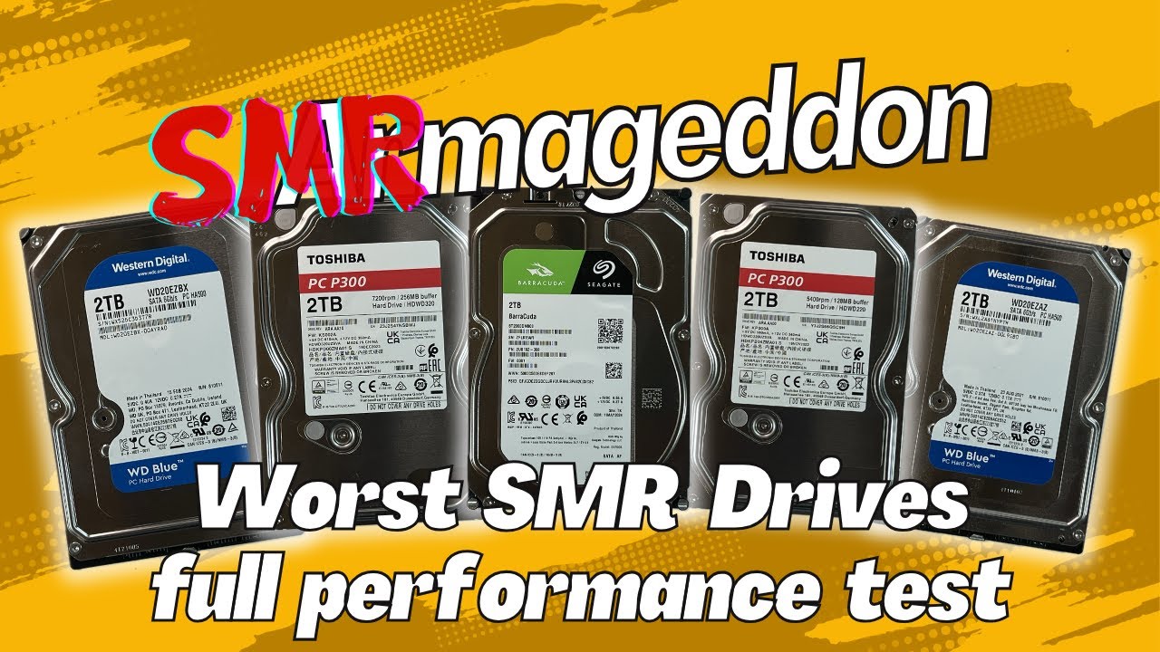 SMR vs CMR - Desktop HDD Performance testing and comparison