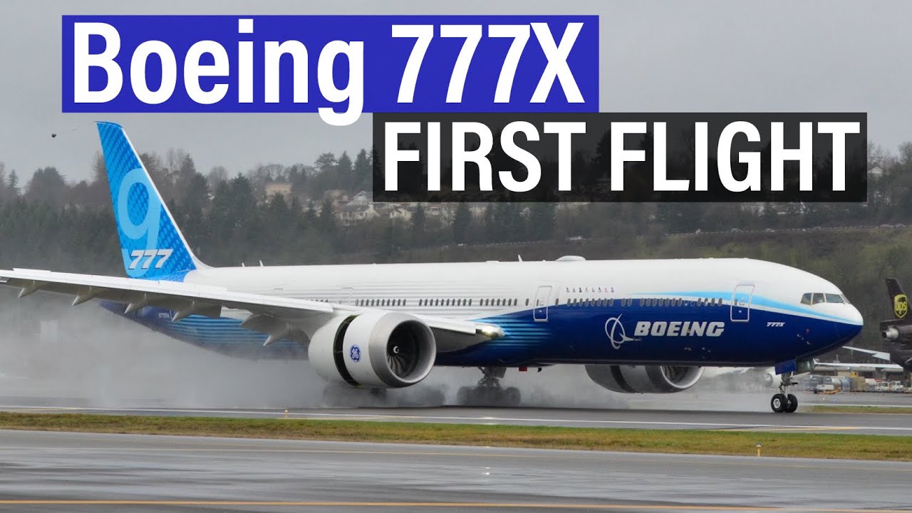 Boeing 777X FIRST FLIGHT COMPLETE!
