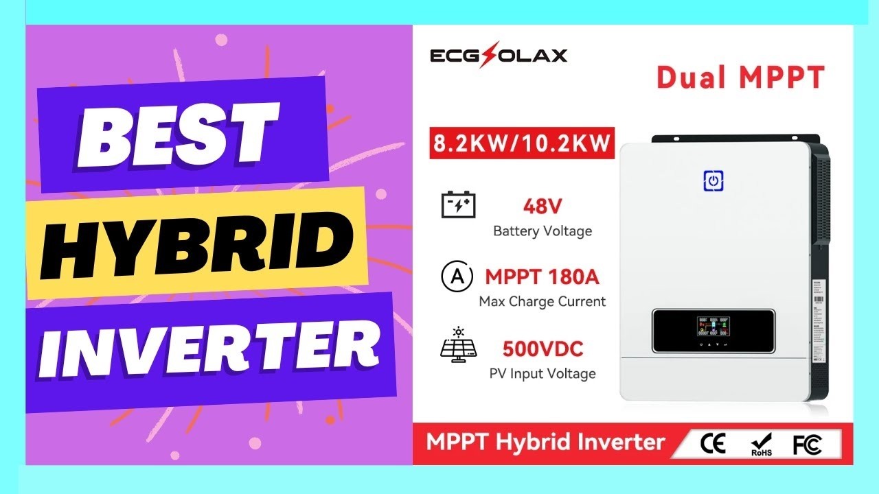 Best ECGSOLAX 10 2KW Hybrid Solar Inverter!380