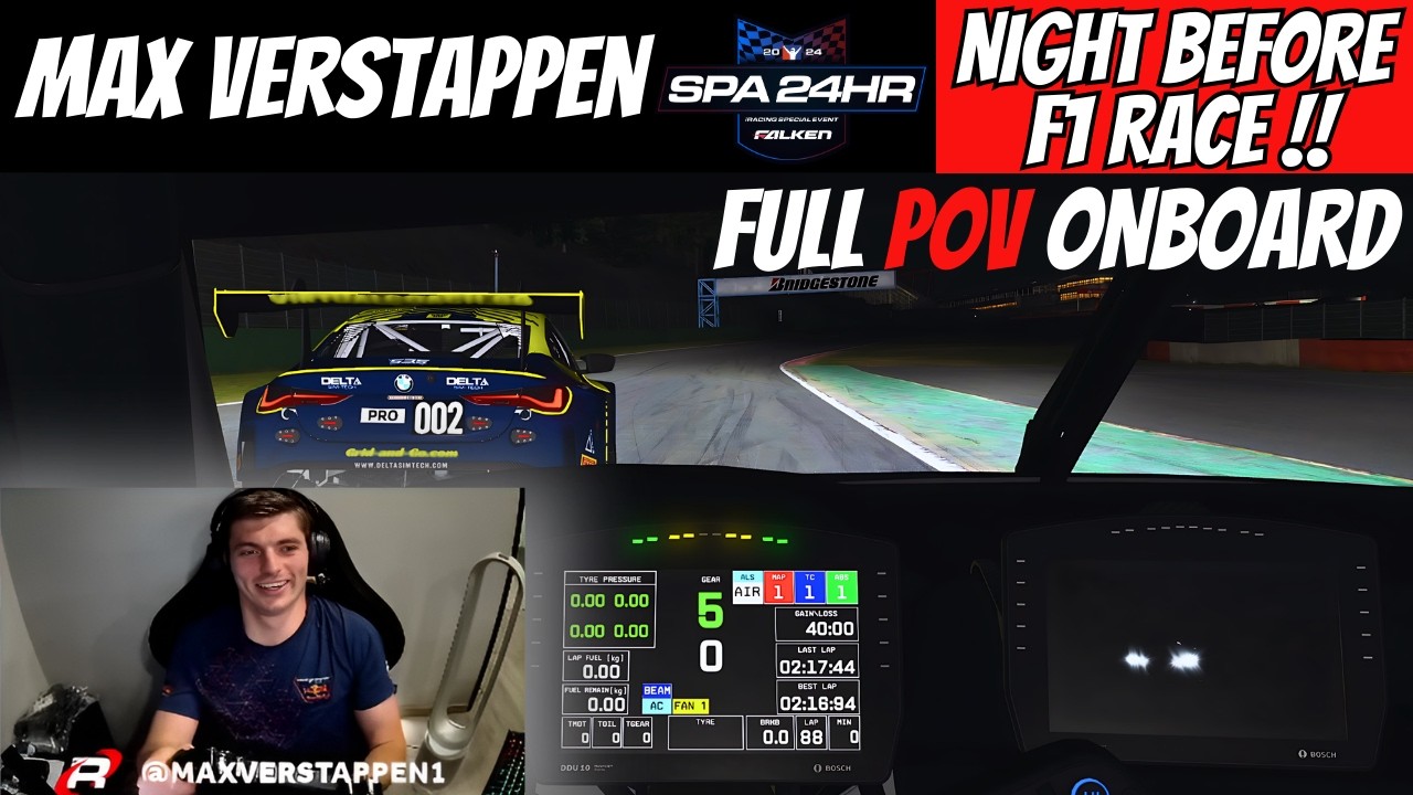 Max Verstappen aka Franz Hermann Sim Race POV | iRacing Special event 24H of Spa | Before Formula 1