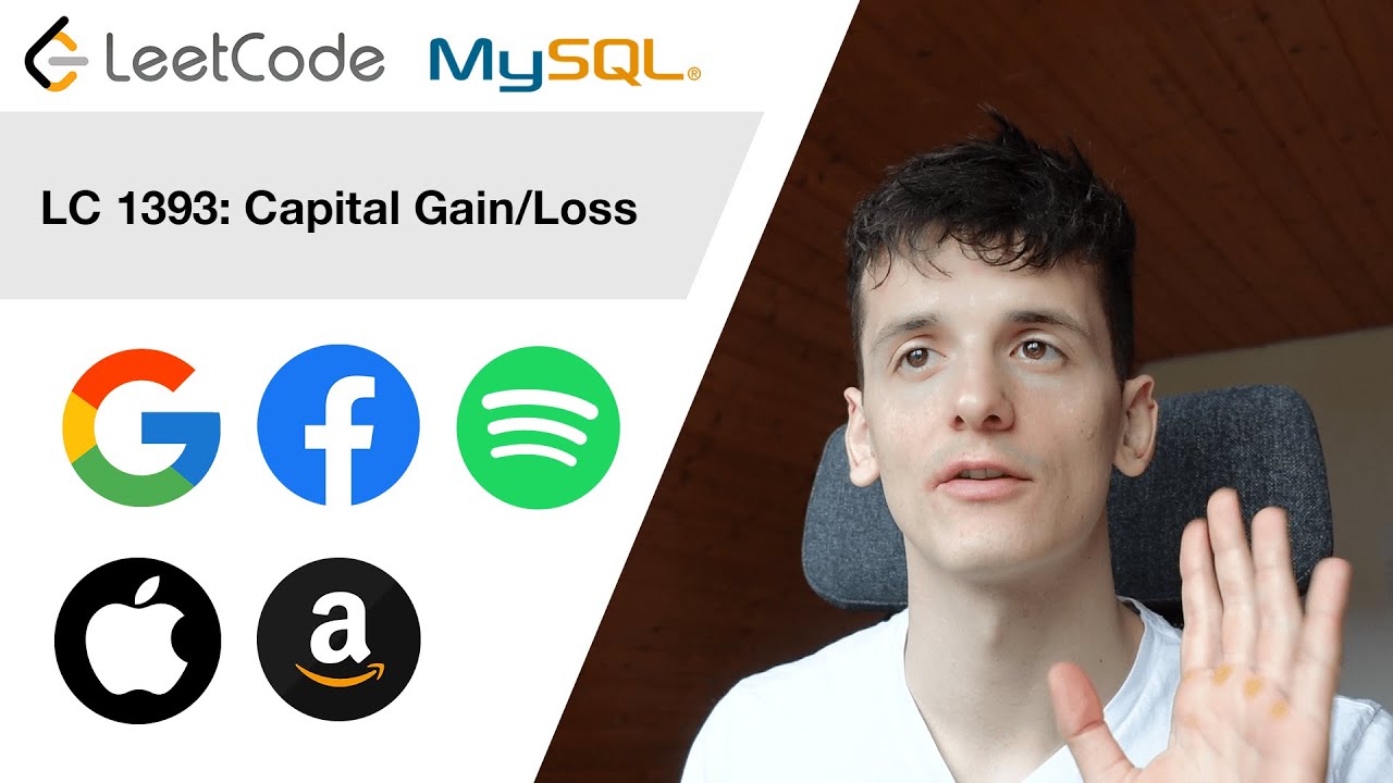 LeetCode 1393: Capital Gain/Loss [SQL]