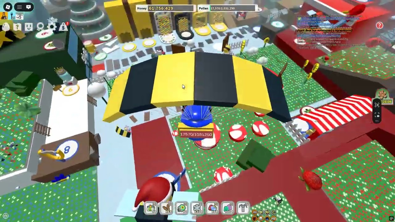 playing bee swarm sim