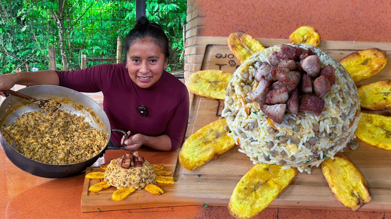 Asi  preparo un rico y delicioso arroz moro al estilo de Doña Viky