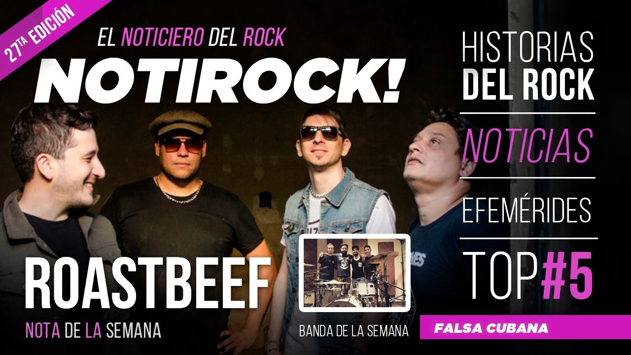 NOTIROCK 27 #ROCK #TOP5 #NOTA EN ARTE INFERNAL TV