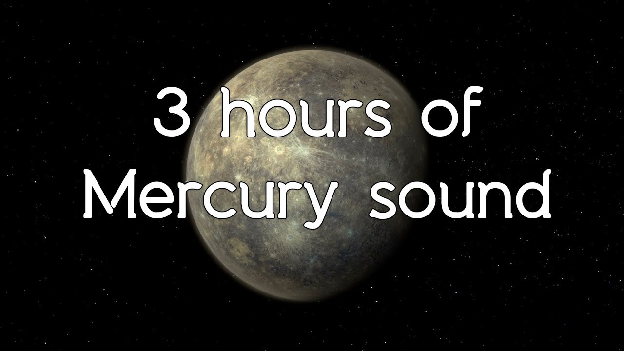 🎧 Mercury sound in high quality white noise ASMR Space sounds Connect to the universe