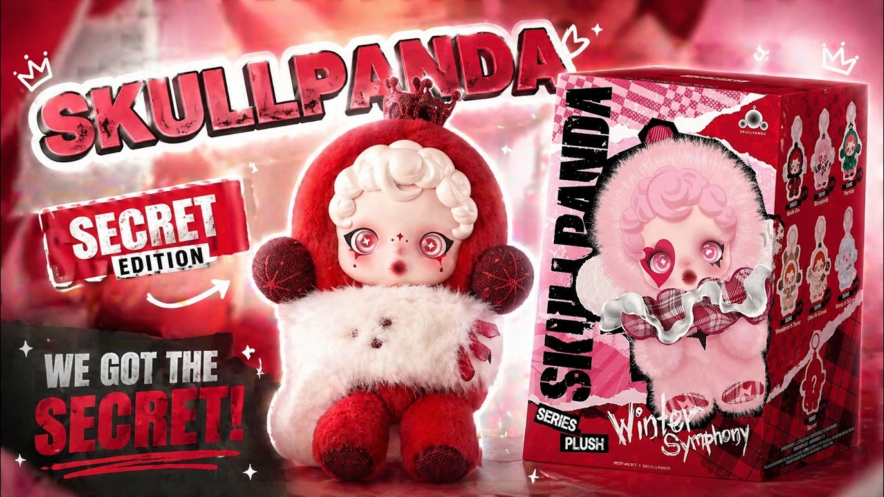 Secret Edition! SKULLPANDA #unboxing #blindbox #popmart #skullpanda #распаковка #toys #toyunboxing