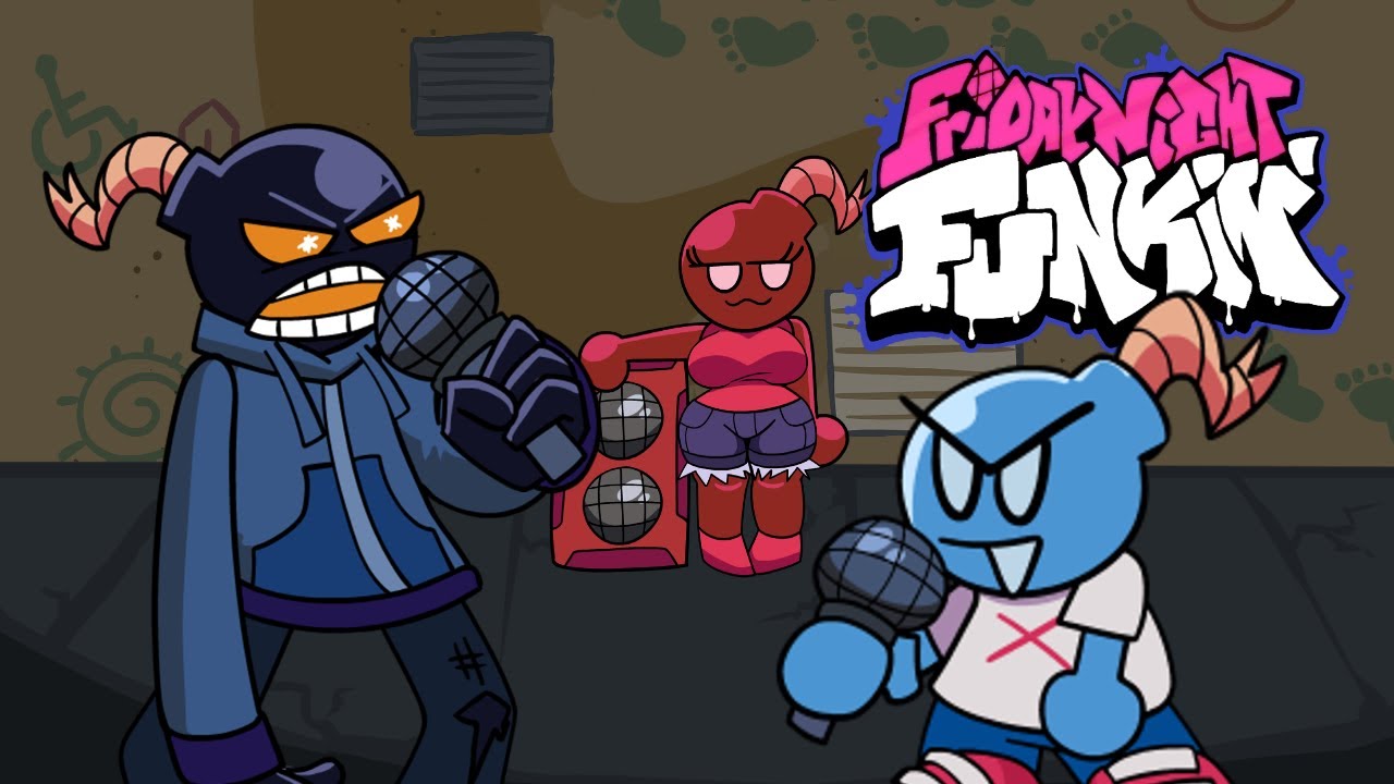 Friday Night Funkin' VS Blue WHITTY | FNF MOD - OVERHEAD REMIX