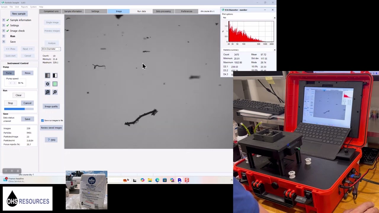 Analyzing LCM Materials in Oil & Gas with the Raptor Portable Particle Analyzer