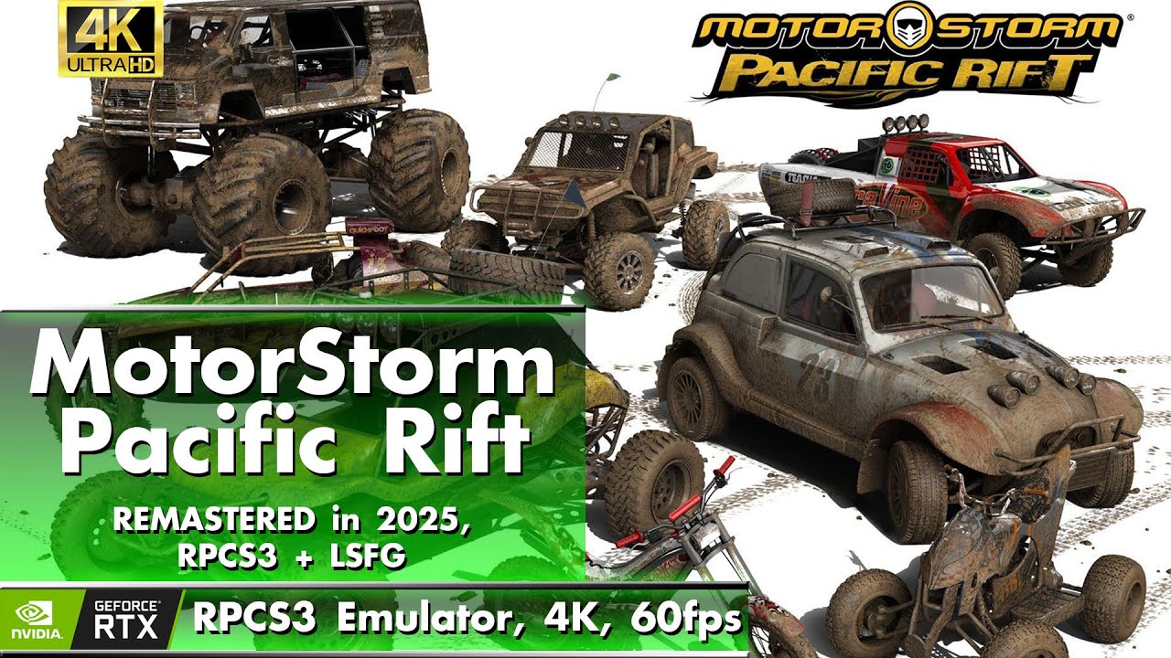 MotorStorm Pacific Rift REMASTERED in 2025 [RPCS3, 4K, 60 fps]