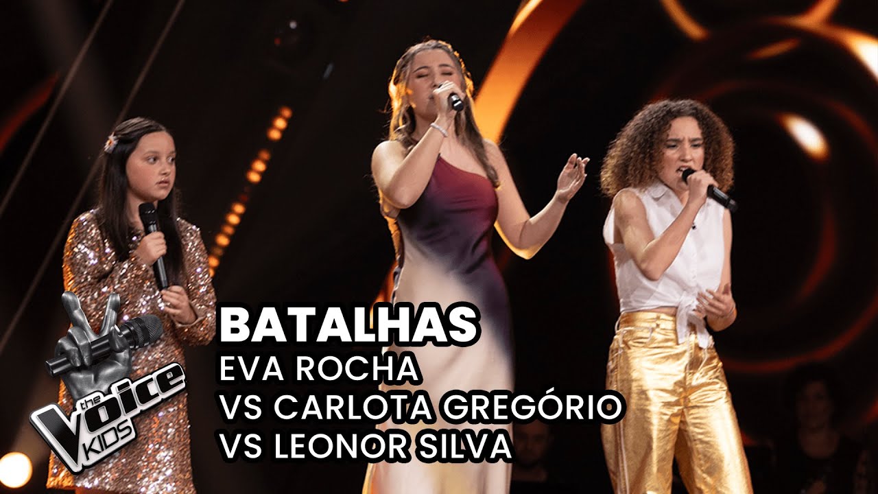 Eva Rocha vs Carlota Gregório vs Leonor Silva | Batalhas | The Voice Kids Portugal 2024