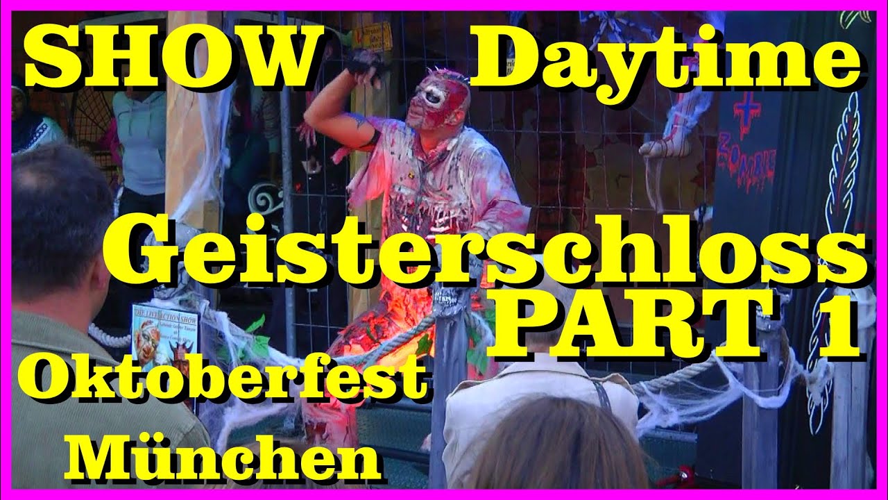 Geisterschloss Kunz Zombie Show Part 1 - Fahrgeschäfte auf der Wiesn 2011 - Oktoberfest Halloween