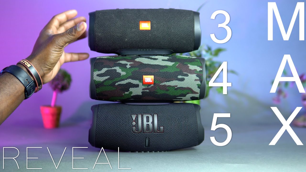 Max Volume | JBL Charge 3 vs Charge 4 vs Charge 5 Blind Listening Reveal With Binaural Sound Sample