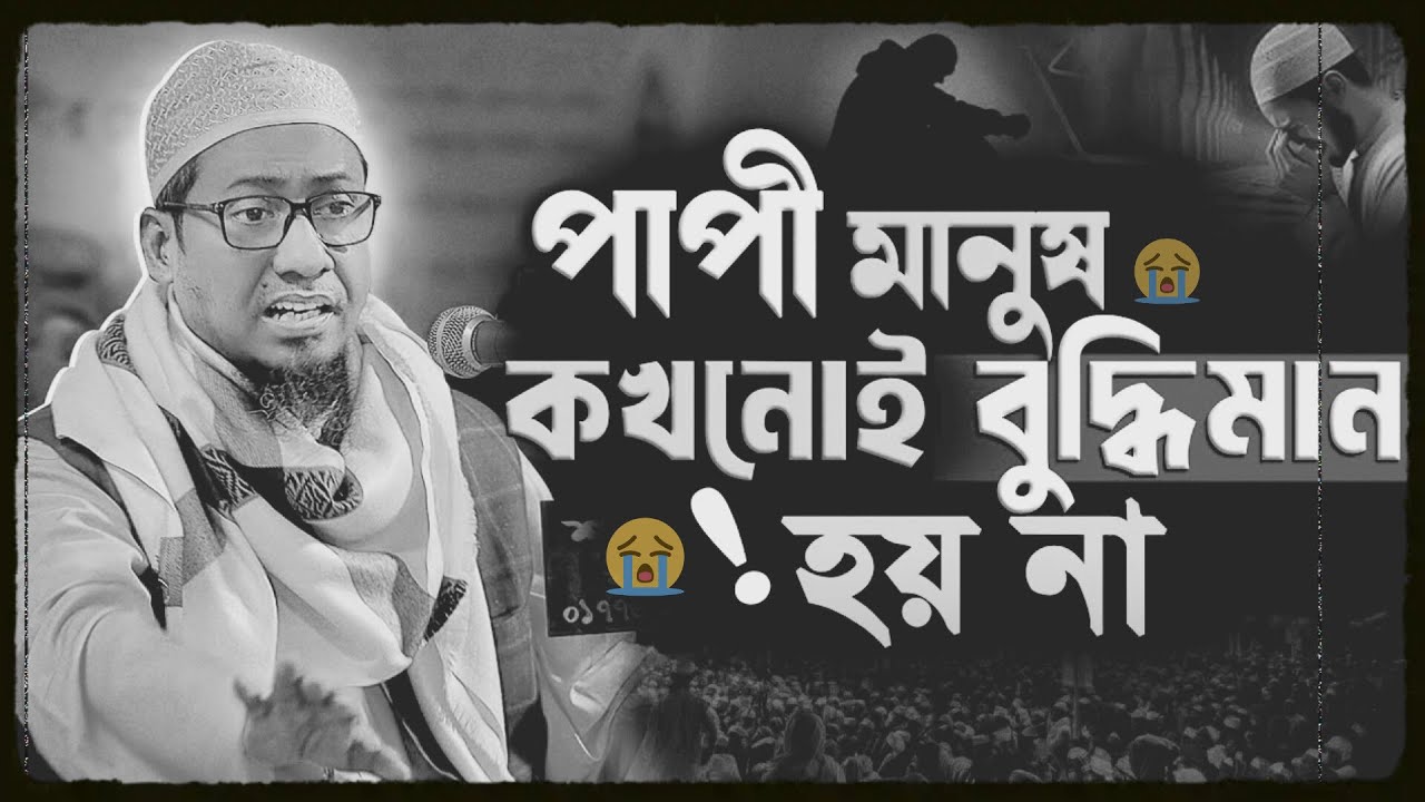 পাপী মানুষ কখনোই বুদ্ধিমান হয় না || আনিসুর রহমান আশরাফী নতুন ওয়াজ || Anisur Rahman Ashrafi Waz