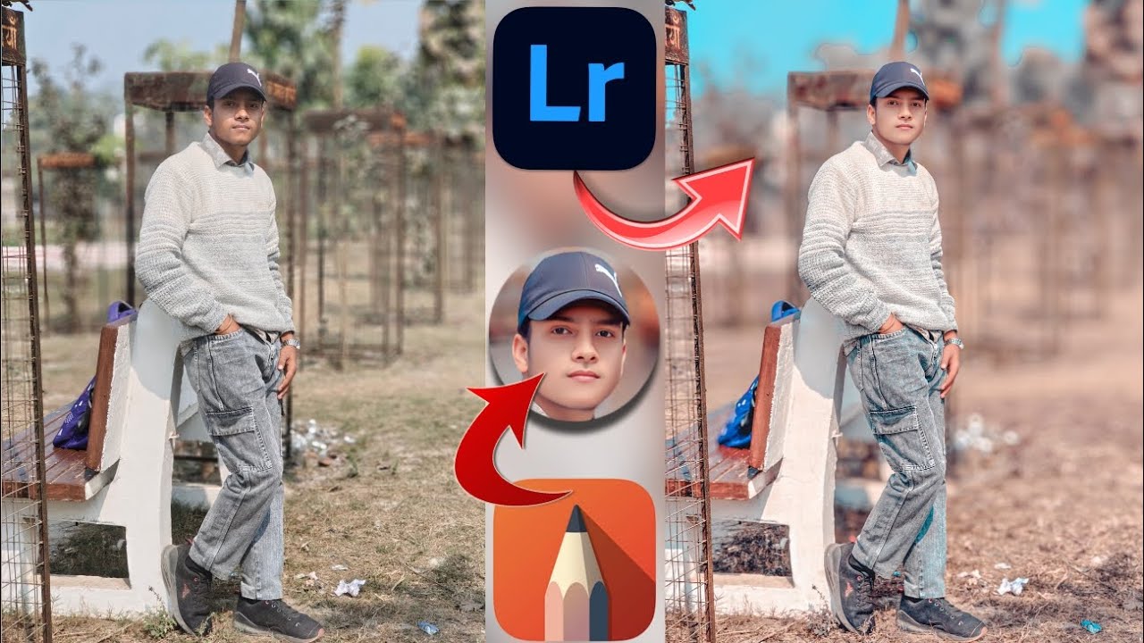 Lightroom new concept photo editing || HDR Face Smooth new concept skin whitening photo editing ⚡