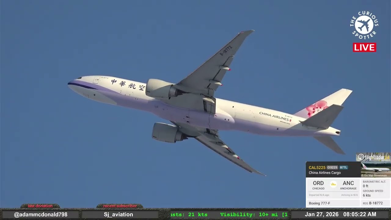 🔴 LIVE: WINTER PLANE SPOTTING AT O’HARE ❄️ 12°F, GUSTY WINDS, ICY LANDINGS