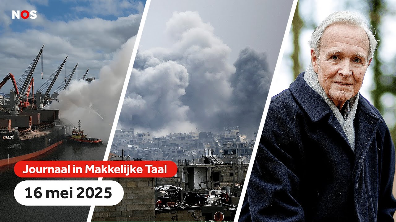 Brand op schip, Israël valt Gaza nog heftiger aan, schrijver en politicus Jan Terlouw overleden