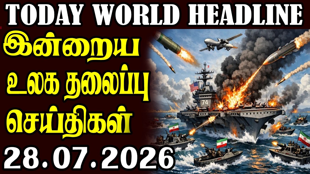 Today World News 28.07.2026 | | இன்றைய முக்கிய செய்திகள் | Akilam media world news update