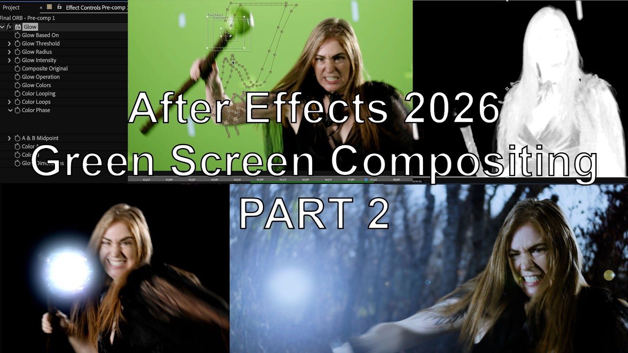After Effects Series Motion Tracking, Green Screen compositing PART 2: Manual Motion Tracking