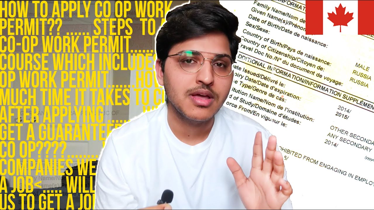EVERYTHING ABOUT CO-OP WORK PERMIT IN CANADA 🇨🇦🇨🇦
