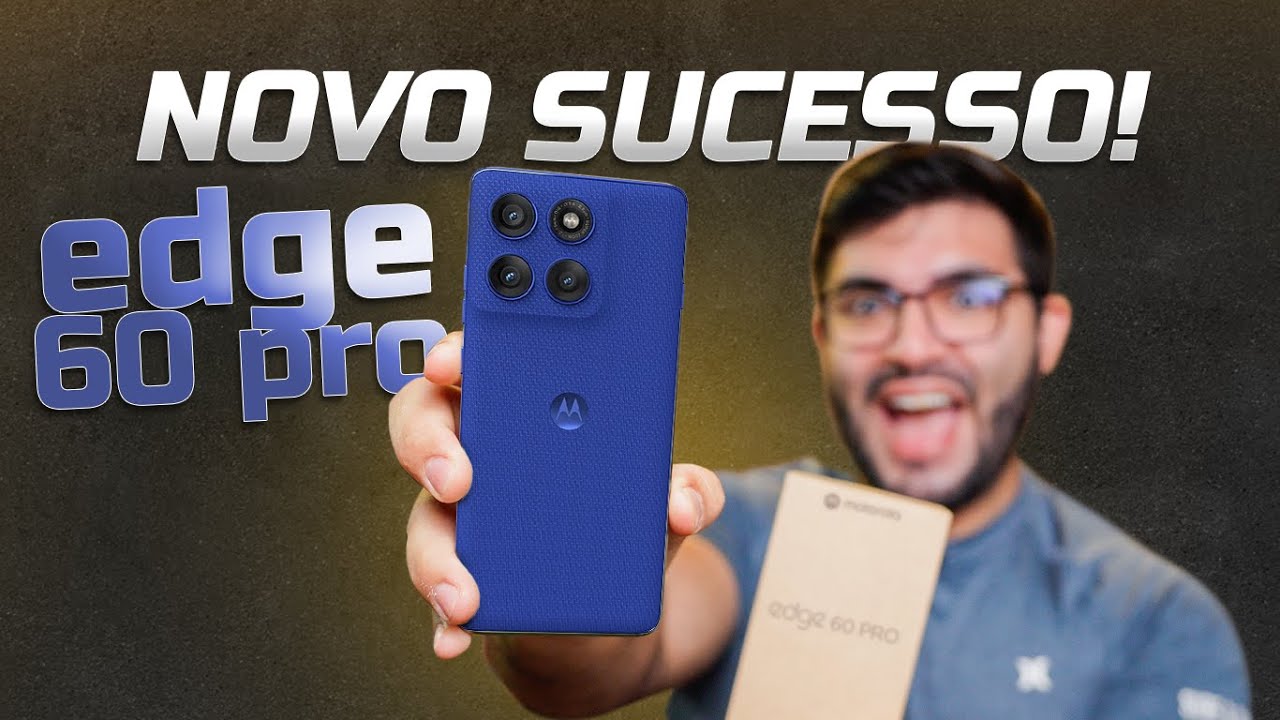 TÔ IMPRESSIONANDO com o NOVO Edge 60 pro! Ultrarresistente, câmeras tops e ótimo preço