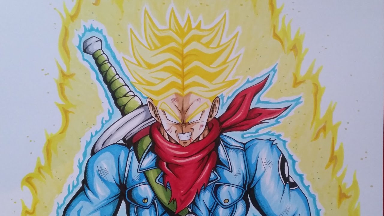 Drawing Future Trunks - New Transformation | Dragonball Super | TolgArt