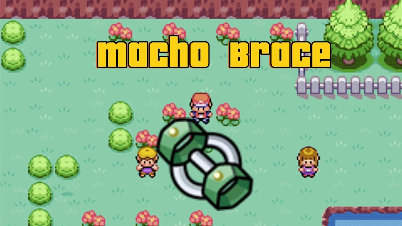 Macho Brace Pok&eacute;mon Fire Red/Leaf Green.