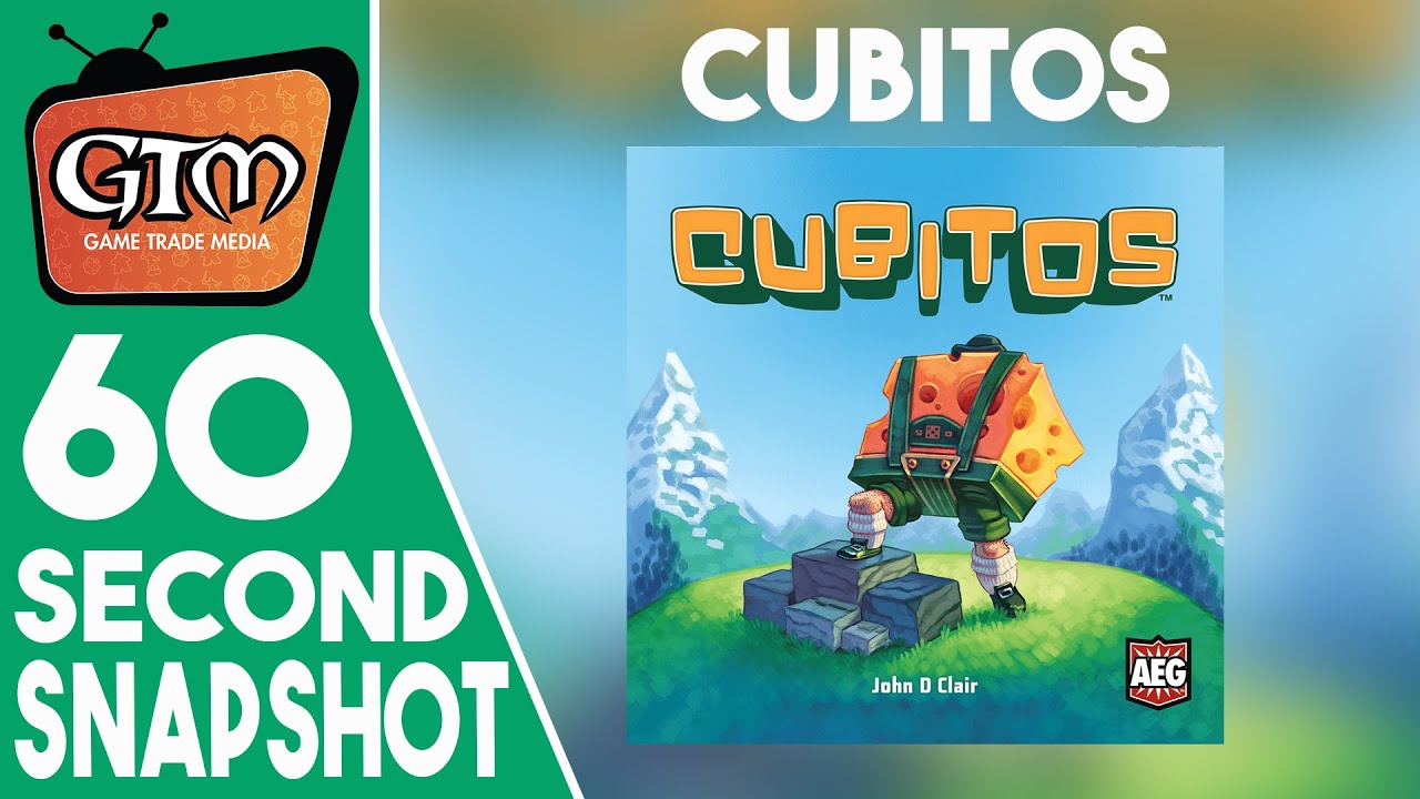 Unboxing Cubitos by Alderac | Game Trade Minute | (A 60 Second #Tabletopgaming Snapshot)