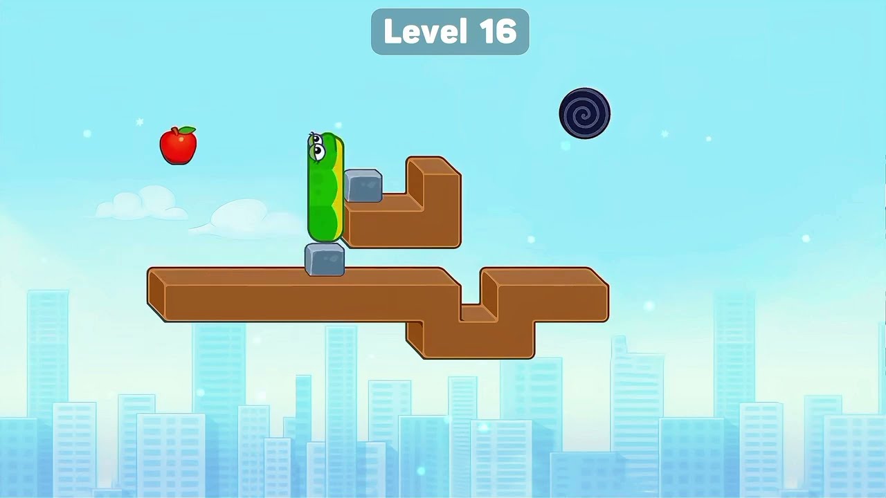 Apple Worm Game | Snake Eat Apple