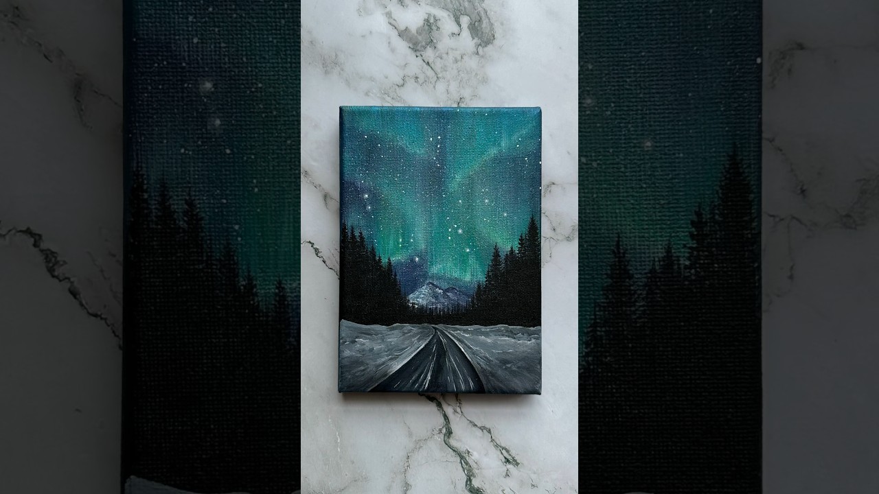 northern lights 🌌💚✨ 