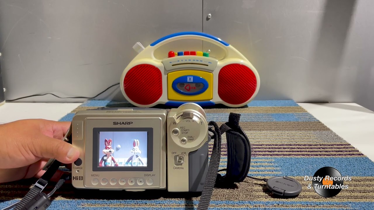 Vintage Video Camara Hi8 SHARP VL-AH50 DEMO