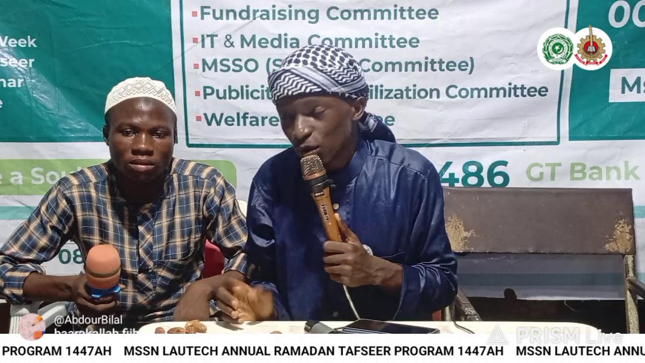 MSSN LAUTECH ANNUAL RAMADAN TAFSEER 1447AH