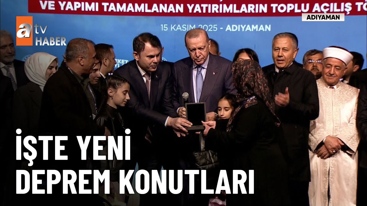 Depremzedeler yeni evlerine kavuştu  - atv Ana Haber 15 Kasım 2025