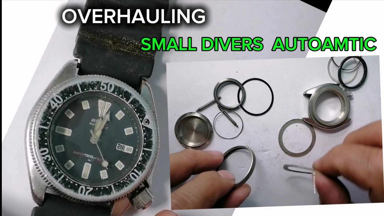 SMALL DIVERS 4205-0145 | SEIKO DIVERS AUTOMATIC | OVERHAULING AND CASE BUFFING