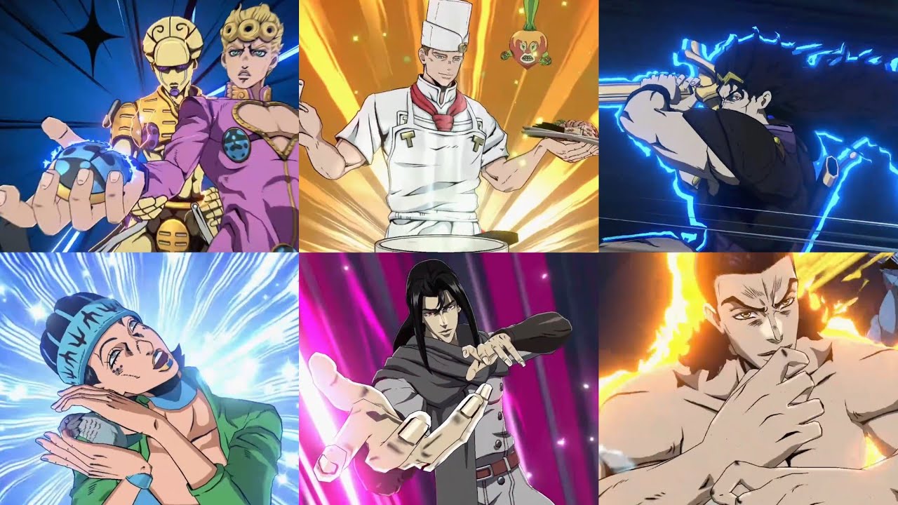 JoJo's Bizarre Adventure: Golden Spirit - All Ultimate Attacks In NEW JOJO GAME  (So Far)