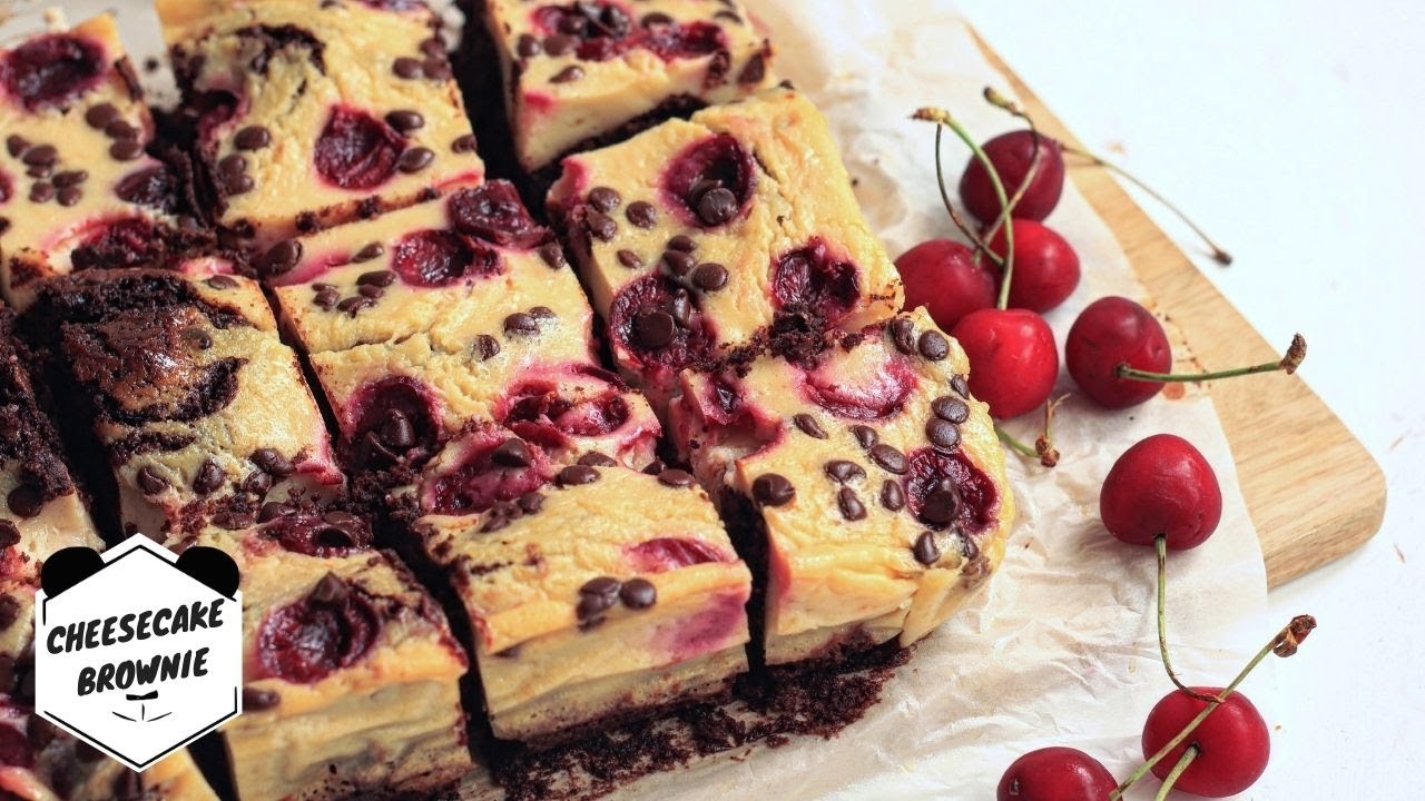 CHEESECAKE BROWNIE VEGANO | Living Like A Panda