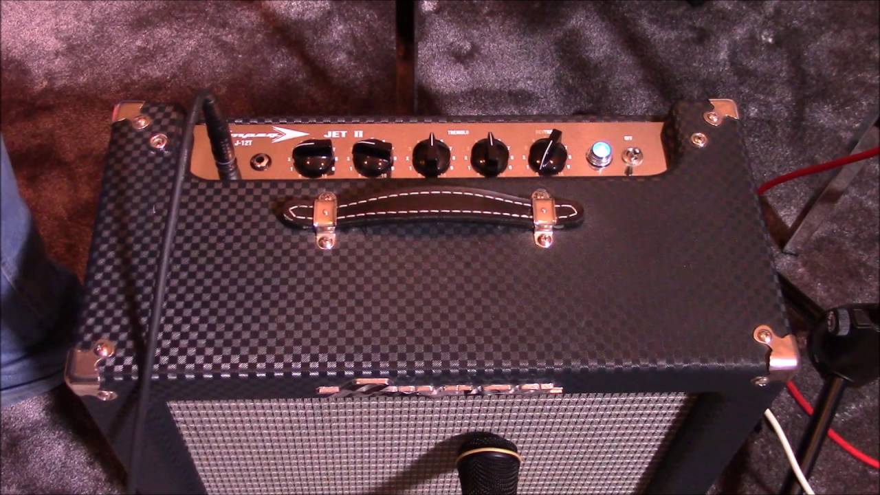 Ampeg J-12T Jet II guitar amplifier, played clean