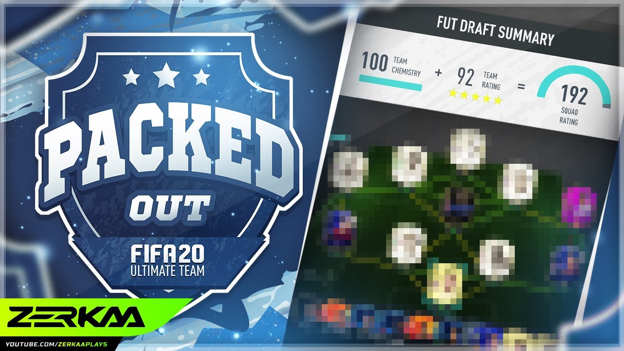 GETTING A 192 RATED TEAM IN THE DRAFT! (Packed Out #101) (FIFA 20 Ultimate Team)