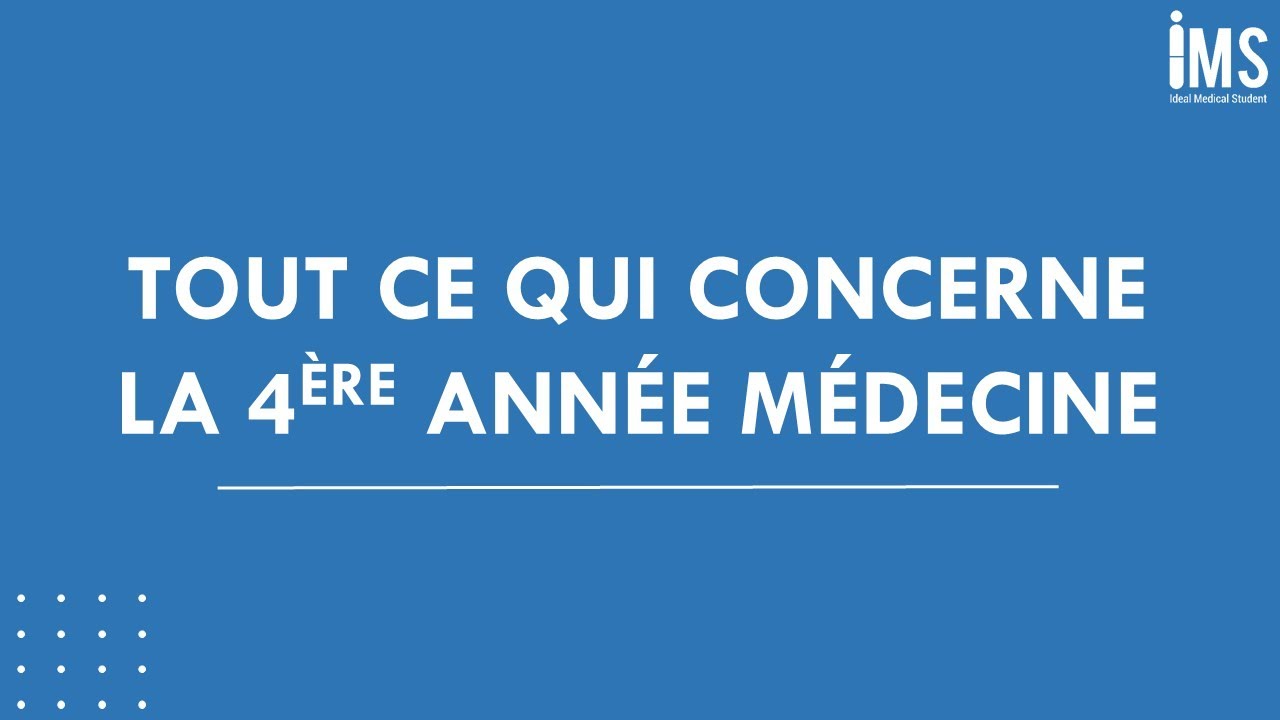 tout ce qui concerne la 4ème année médecine| سنة رابعة طب