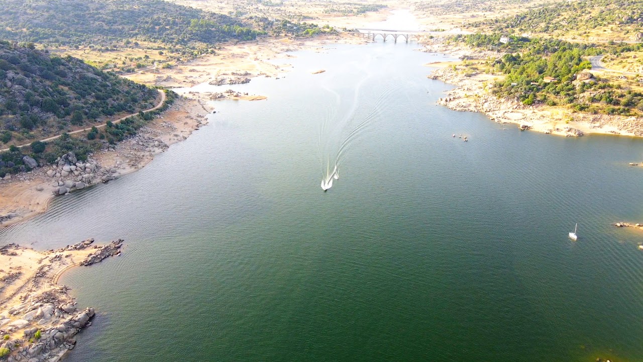 Embalse de Burguillos vistas en dron