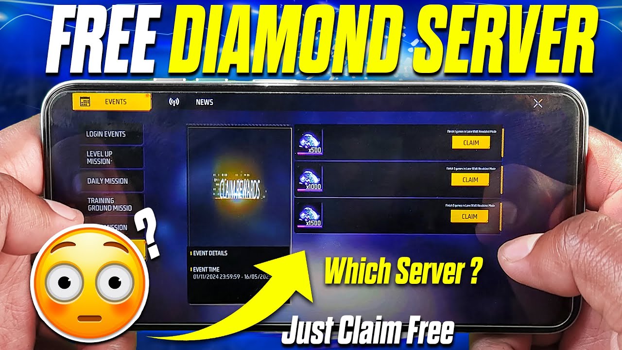 3 Best Free Diamond Servers In Free Fire
