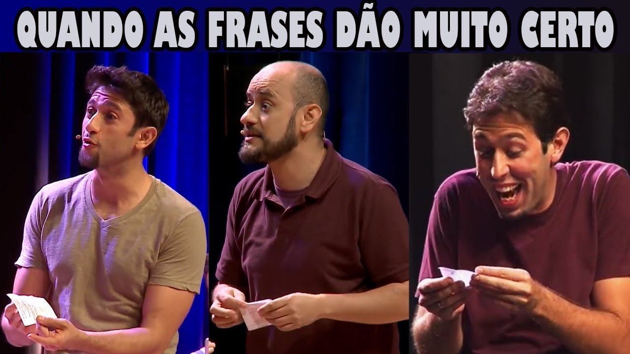 Frases que deram muito certo no jogo das FRASES