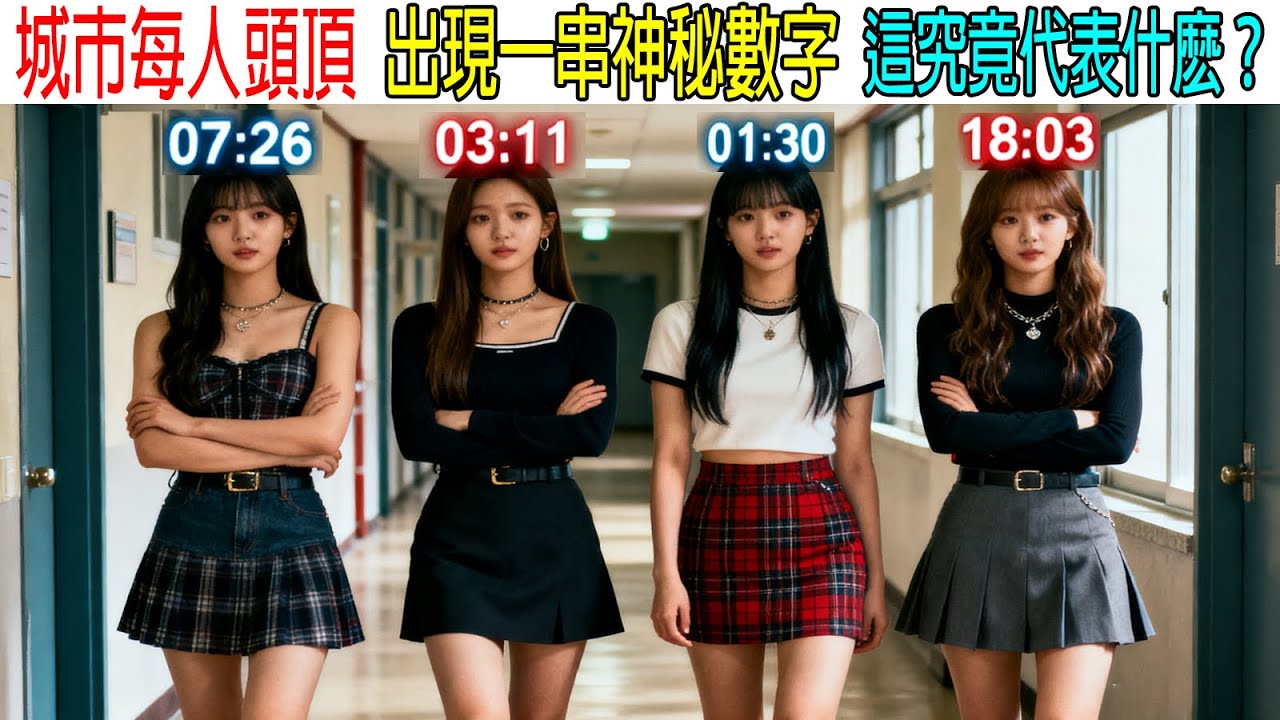 城市每個人頭頂，出現一串神秘數字，這究竟代表什麽？