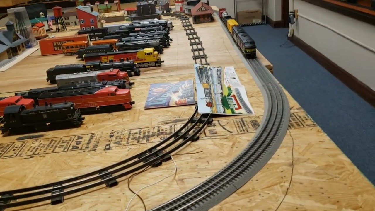 Lionel Set 1467 Freight Set with 2032 Alco Erie AA Pair - 1952