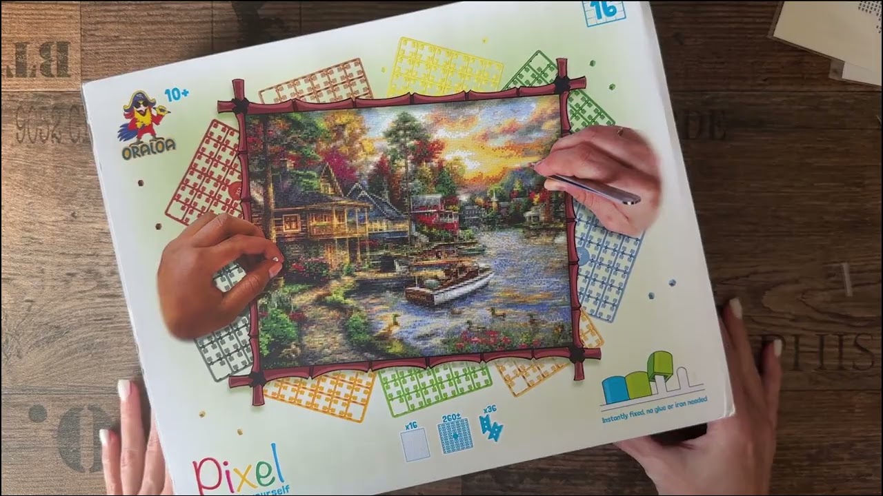 Endlich ausgepackt 😍 CHUCK PINSON PIXEL HOBBY von ORALOA - mit Rabattcode für euch! 🥰