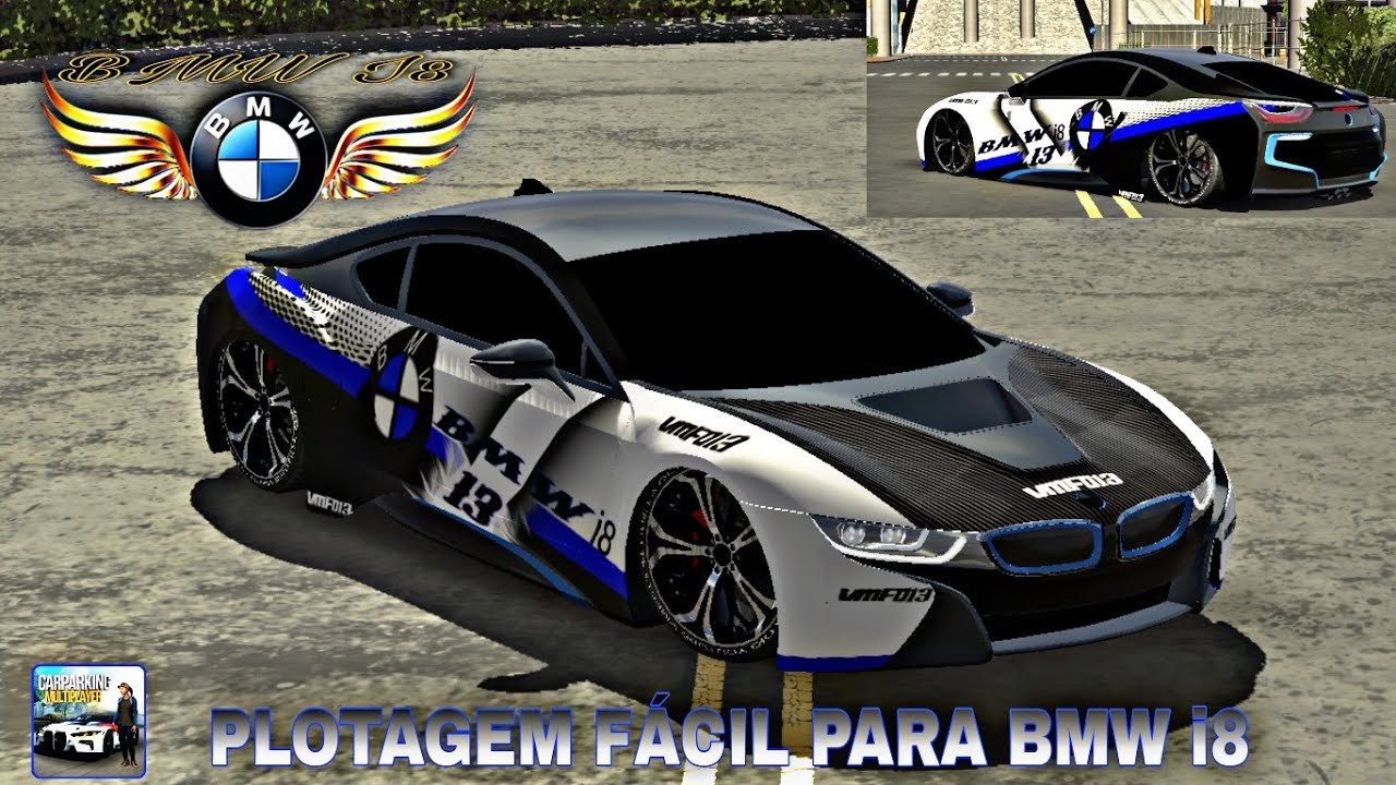 PLOTAGEM FÁCIL PARA BMW i8. (car parking multiplayer)