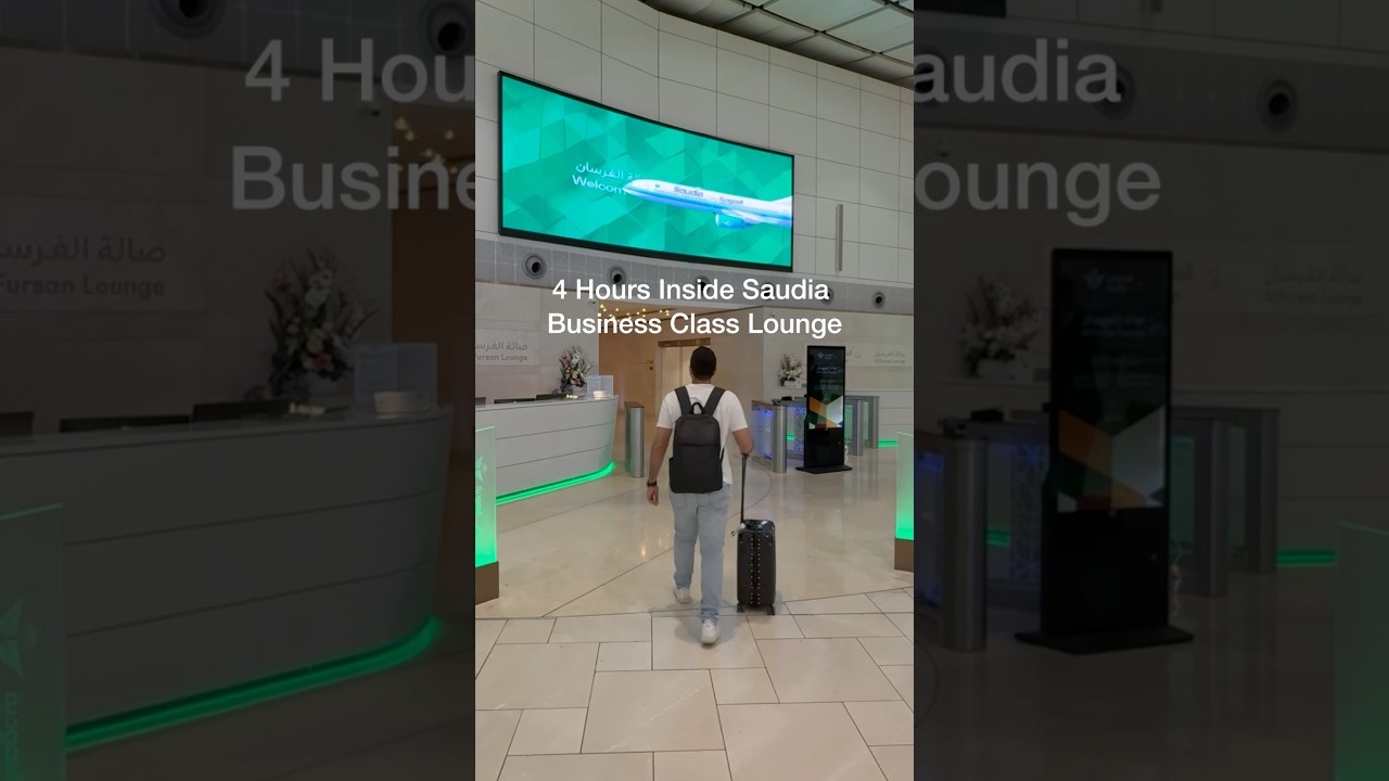 INSIDE Saudi Arabia&rsquo;s #1 Airport Lounge | Al Fursan Jeddah