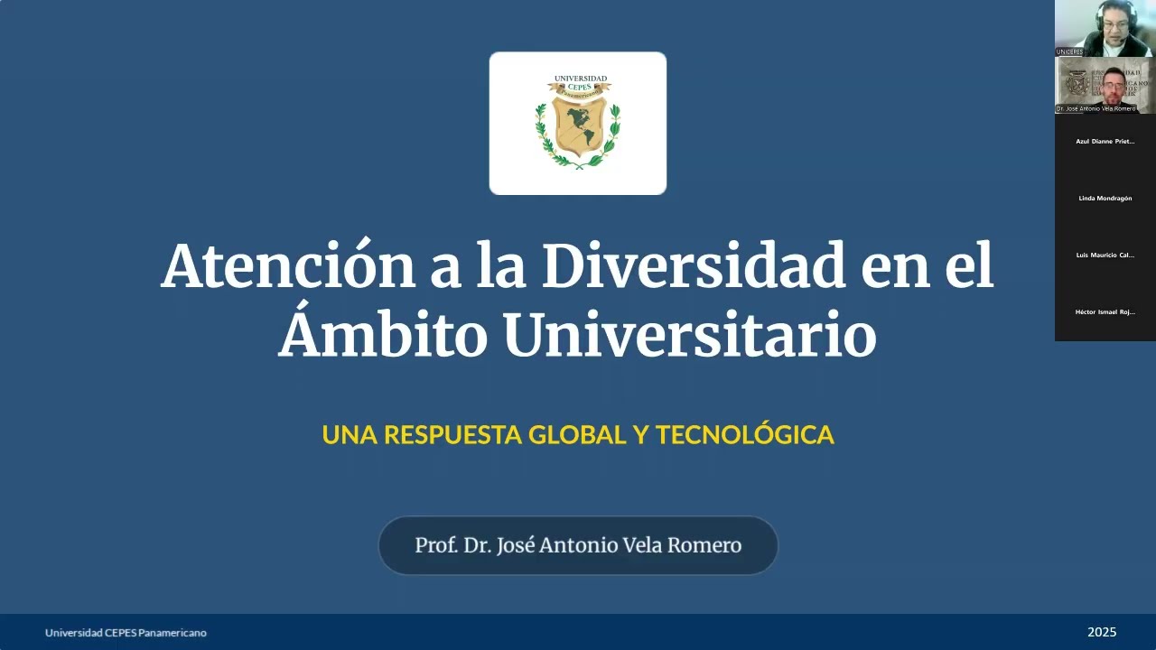 #WebinarUNICEPES Atención a la Diversidad en el Ámbito Universitario